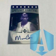 2006-07 Upper Deck Ovation Spotlight Signature #ME Maurice Evans